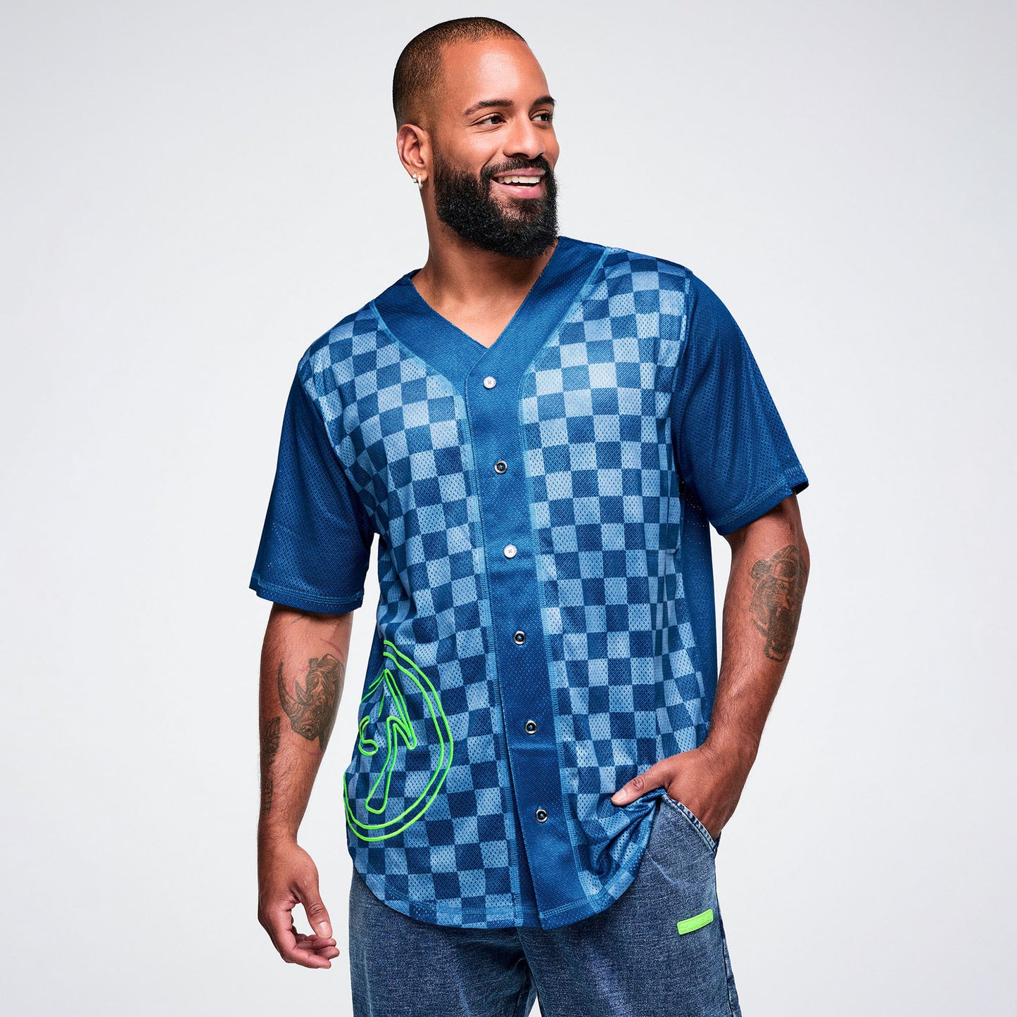 Jean Jamz Button Up Jersey Z1T001306