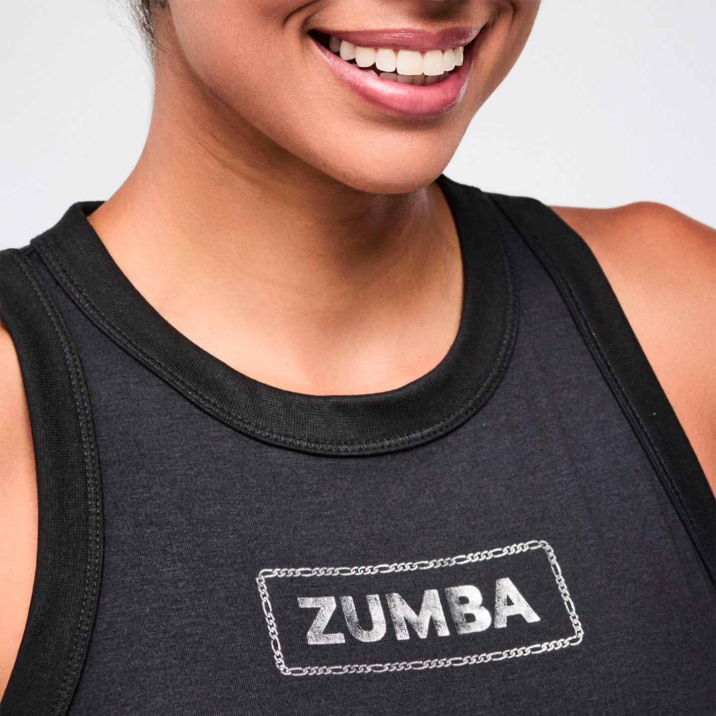 Dale-Z High Neck Racerback Tank - Black Z1T001313