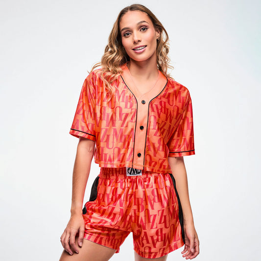 Dale-Z Oversized Crop Baseball Top Z1T001316