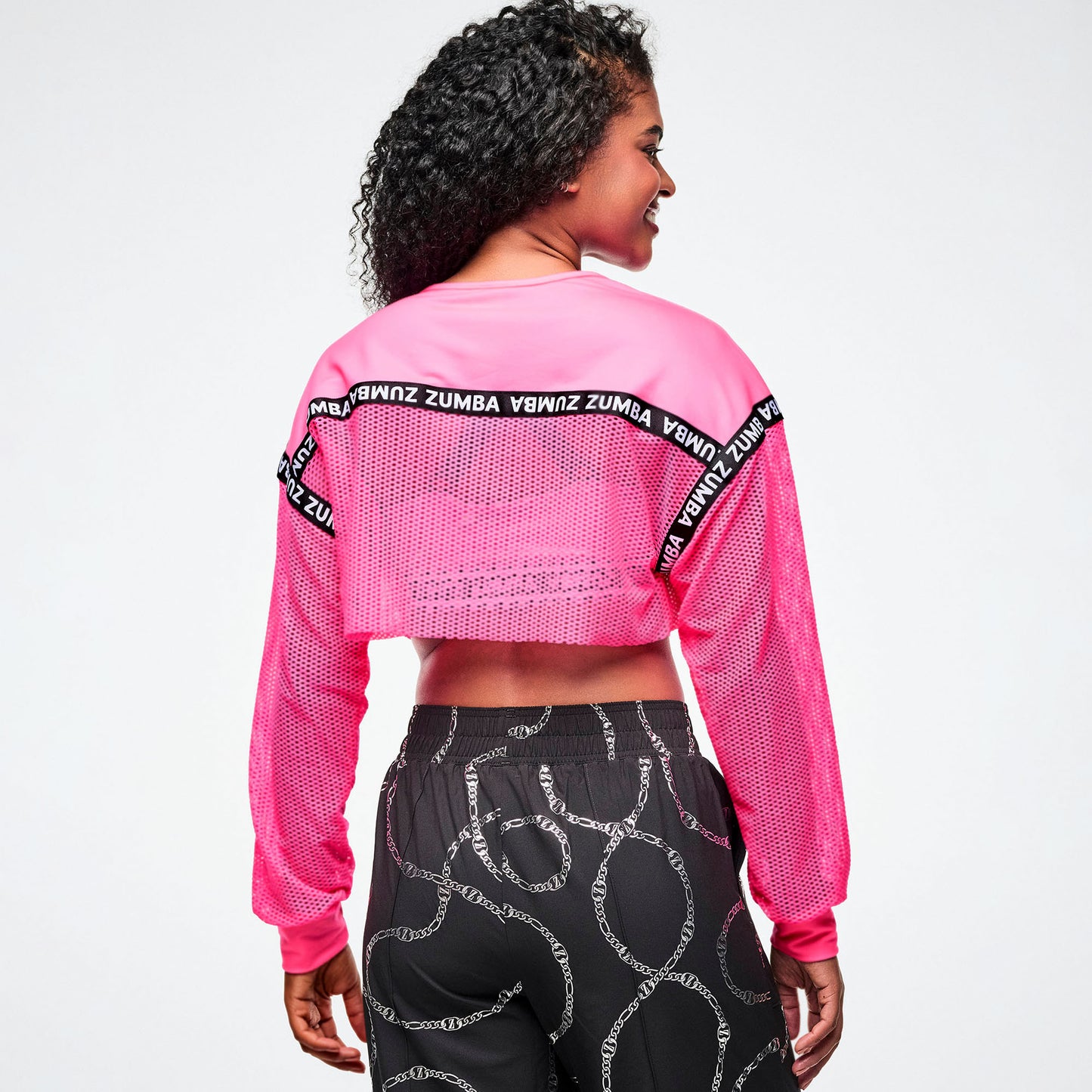 Dale-Z Long Sleeve Crew Neck Crop Top Z1T001323