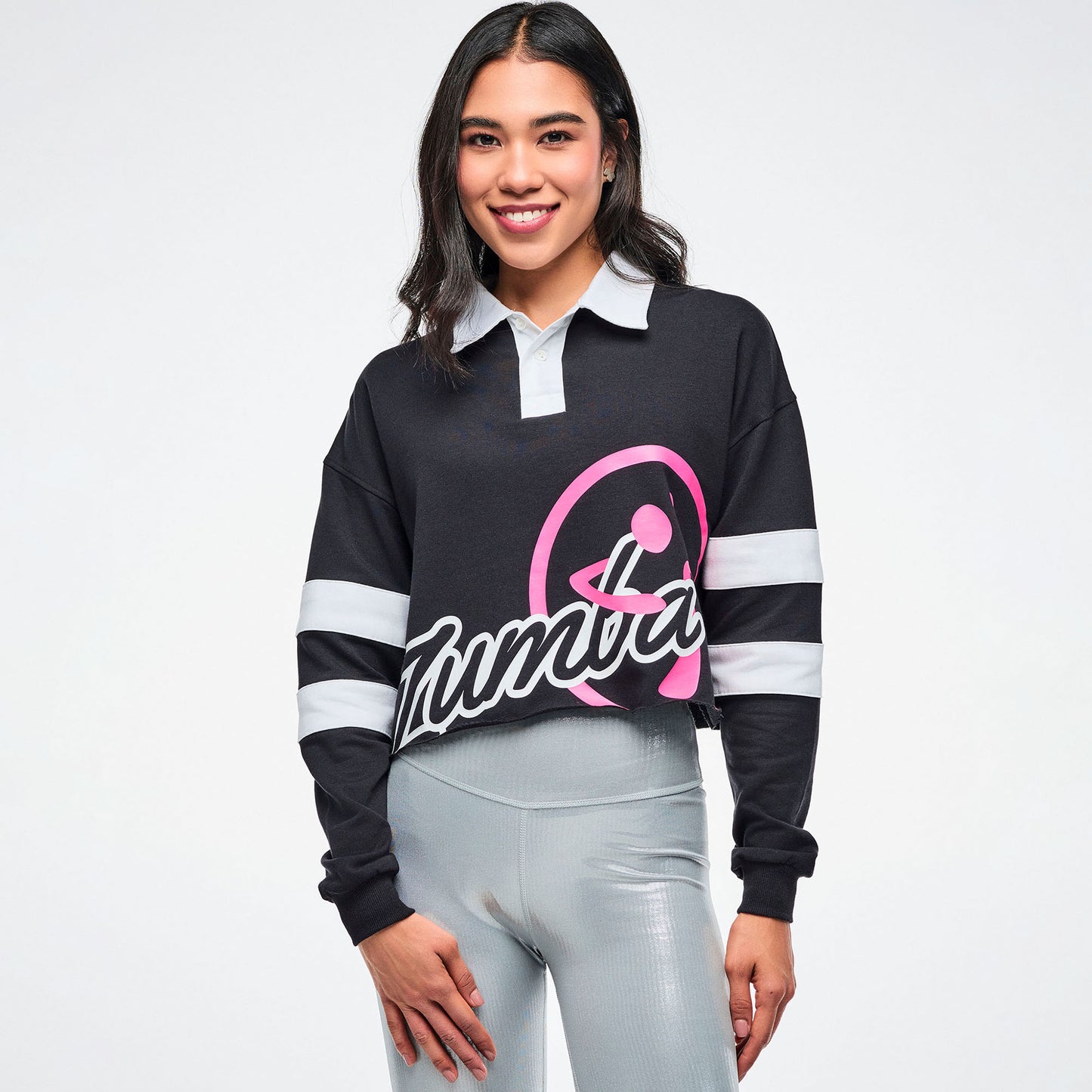 Dale-Z Long Sleeve Crop Polo Z1T001324