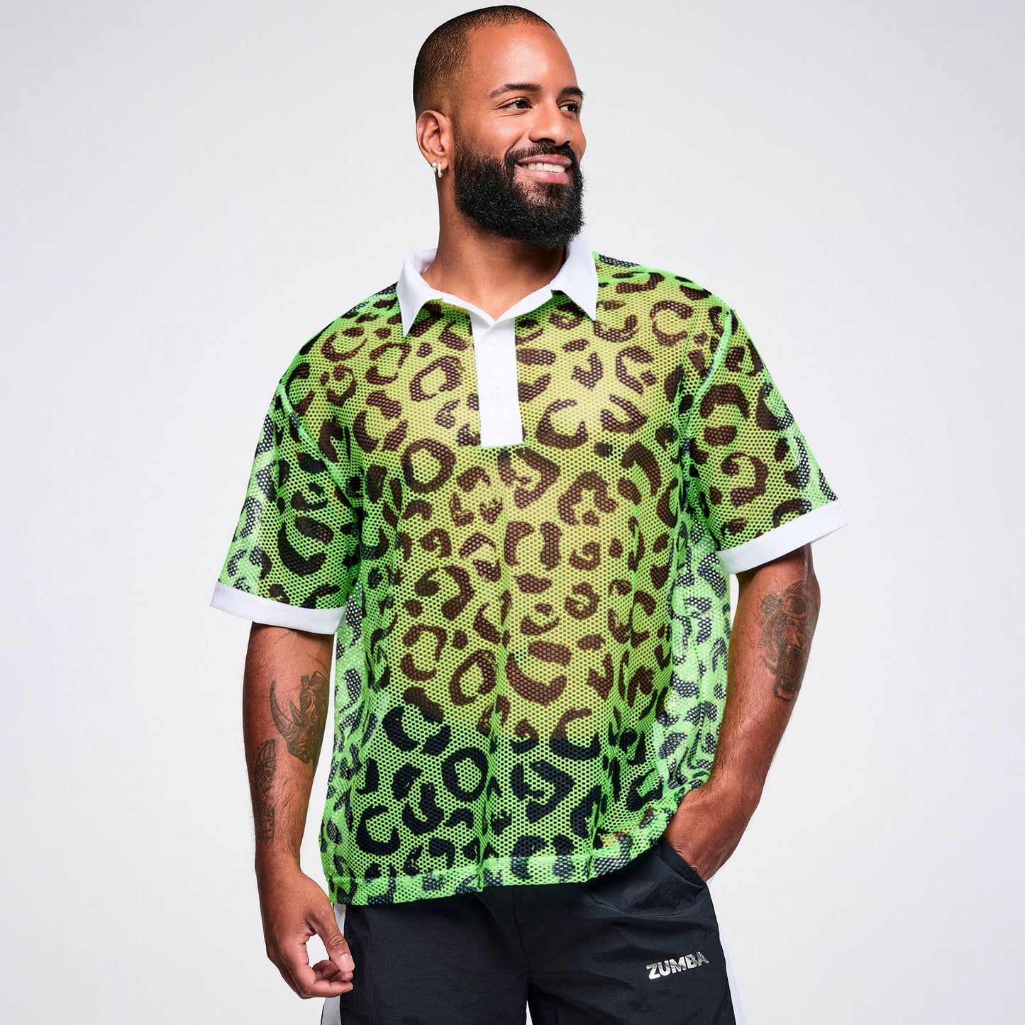 Dale-Z Oversized Mesh Polo Z1T001326