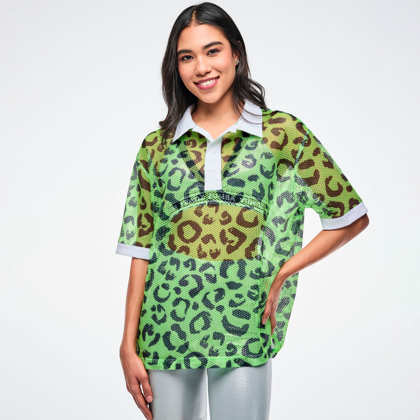Dale-Z Oversized Mesh Polo Z1T001326
