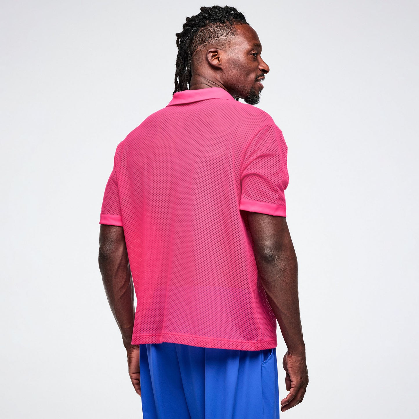 Colour Spree Oversized Mesh Polo Z1T001341