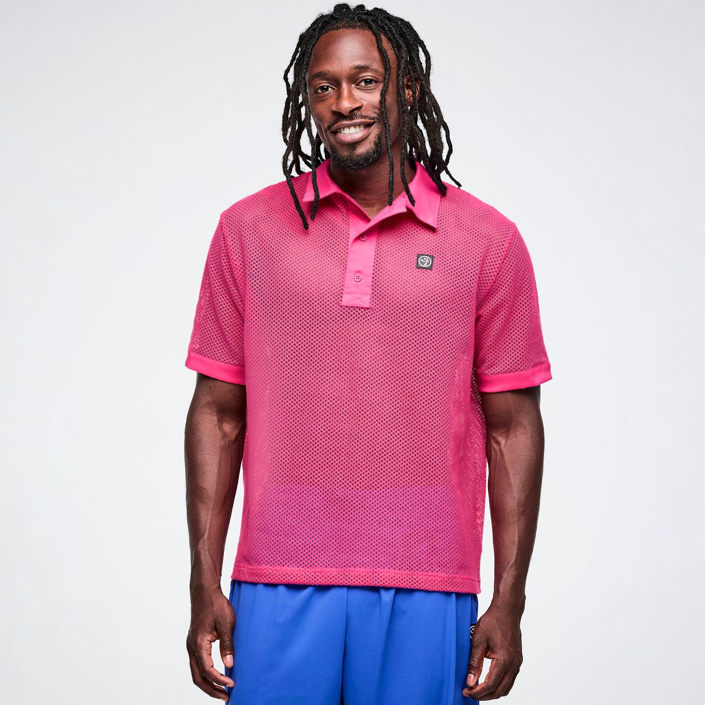 Colour Spree Oversized Mesh Polo Z1T001341