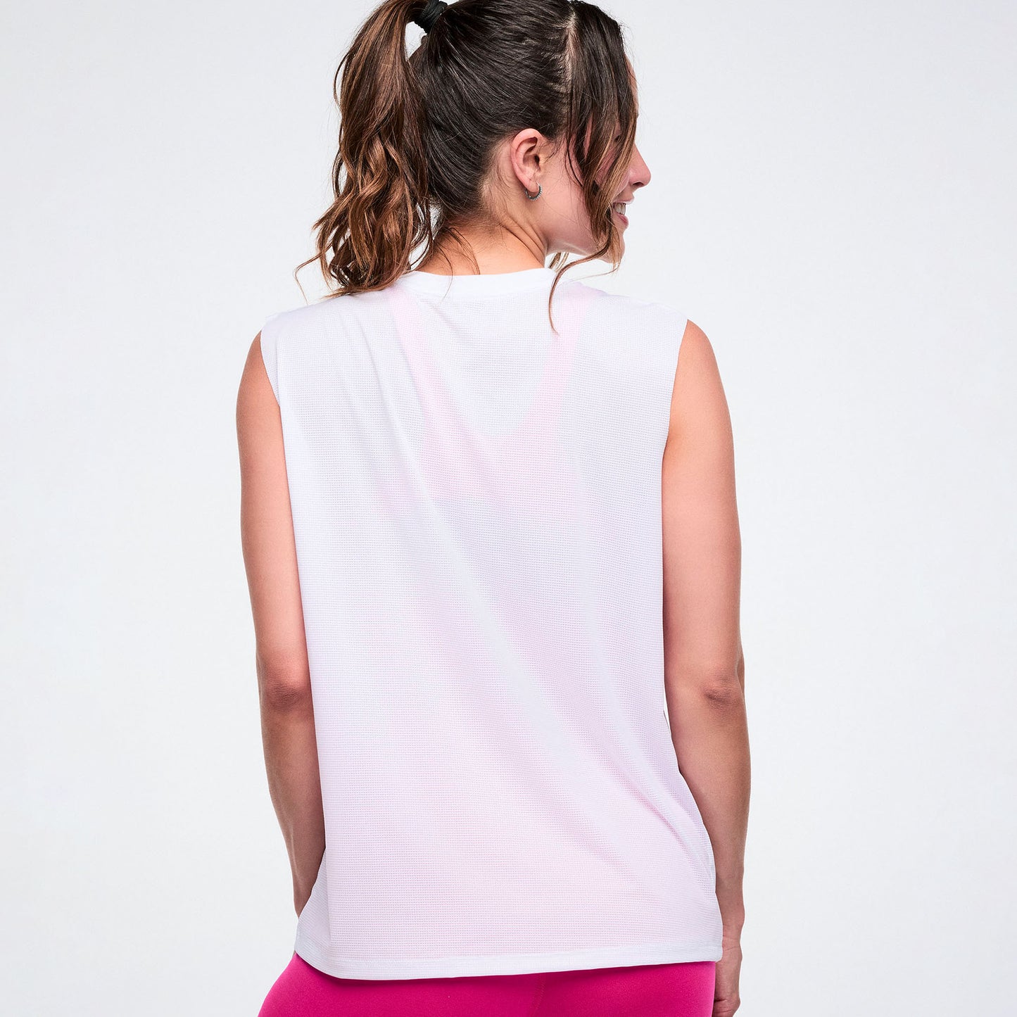 Colour Spree Mesh Crew Neck Muscle Tank Z1T001344