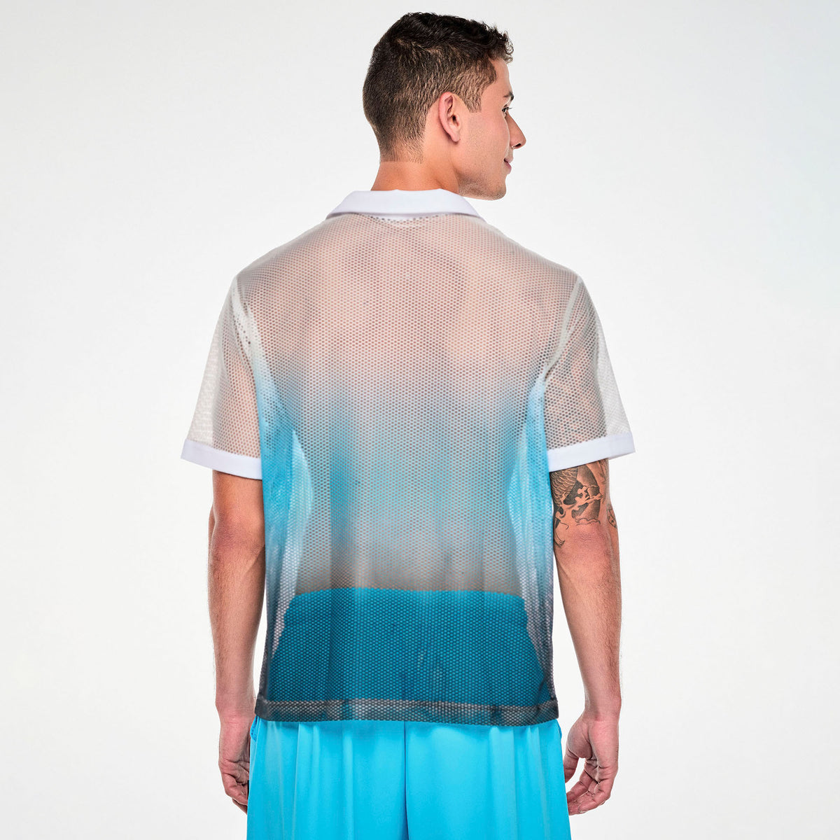 Zumba X The Smurfs Oversized Mesh Polo