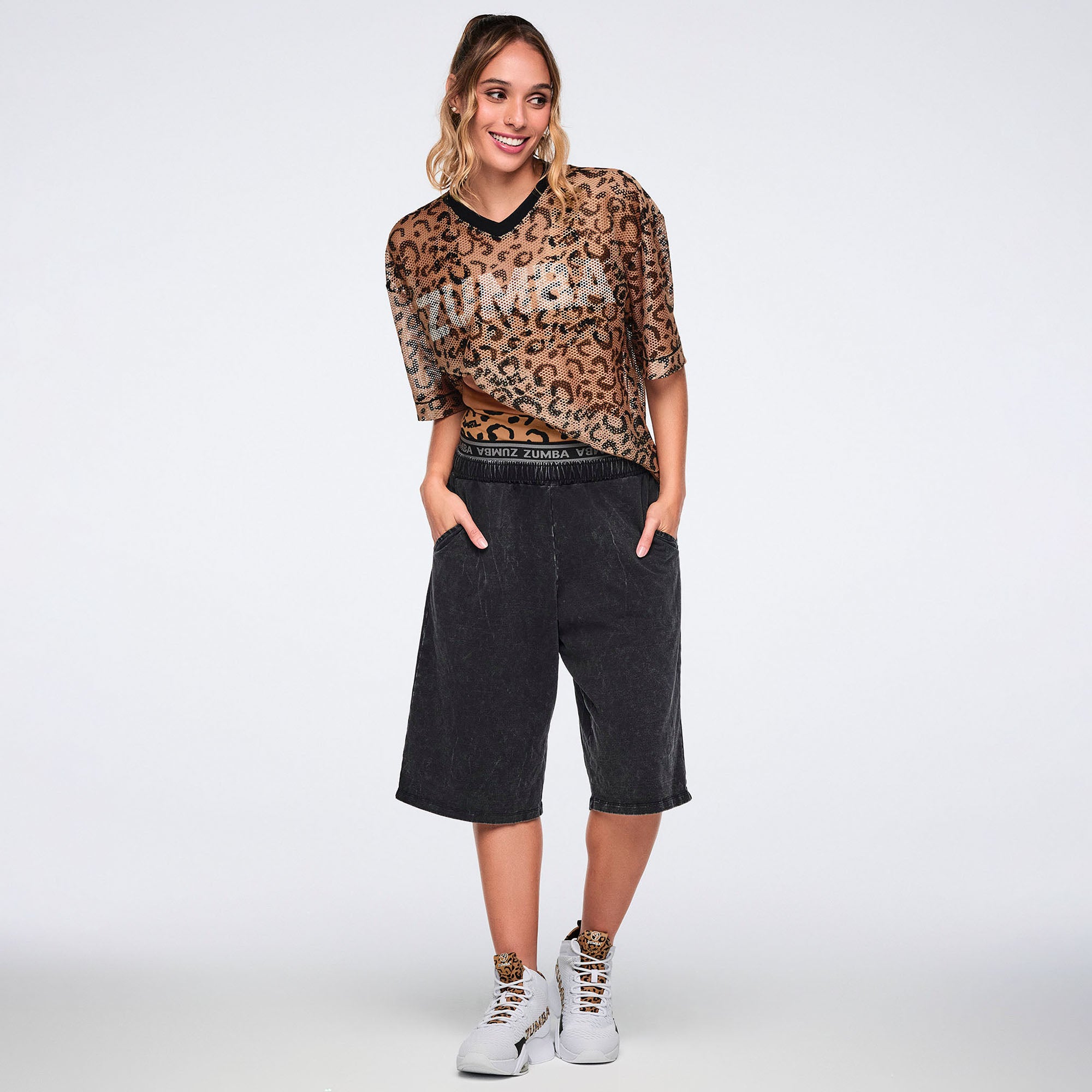 Zumba Wildbeat Oversized Mesh Top Z1T001362 – Zumba Wear Singapore