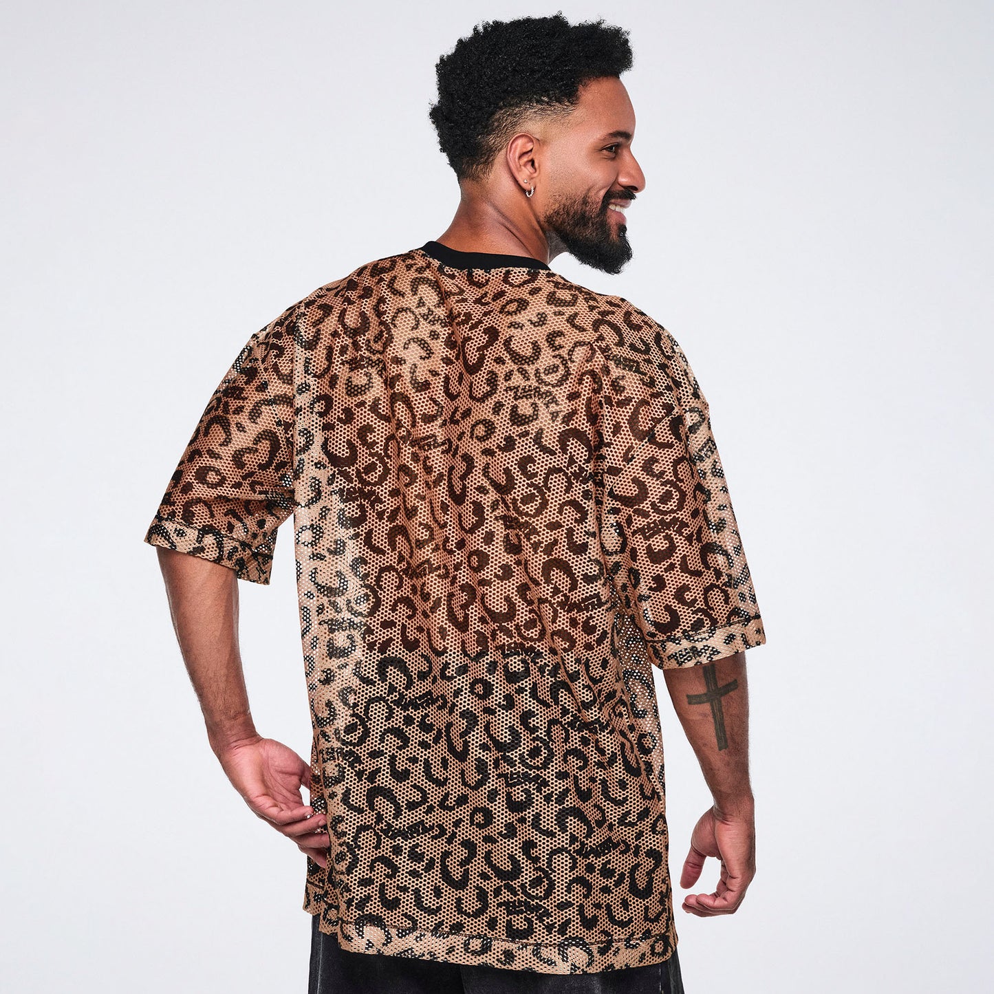 Zumba Wildbeat Oversized Mesh Top Z1T001362