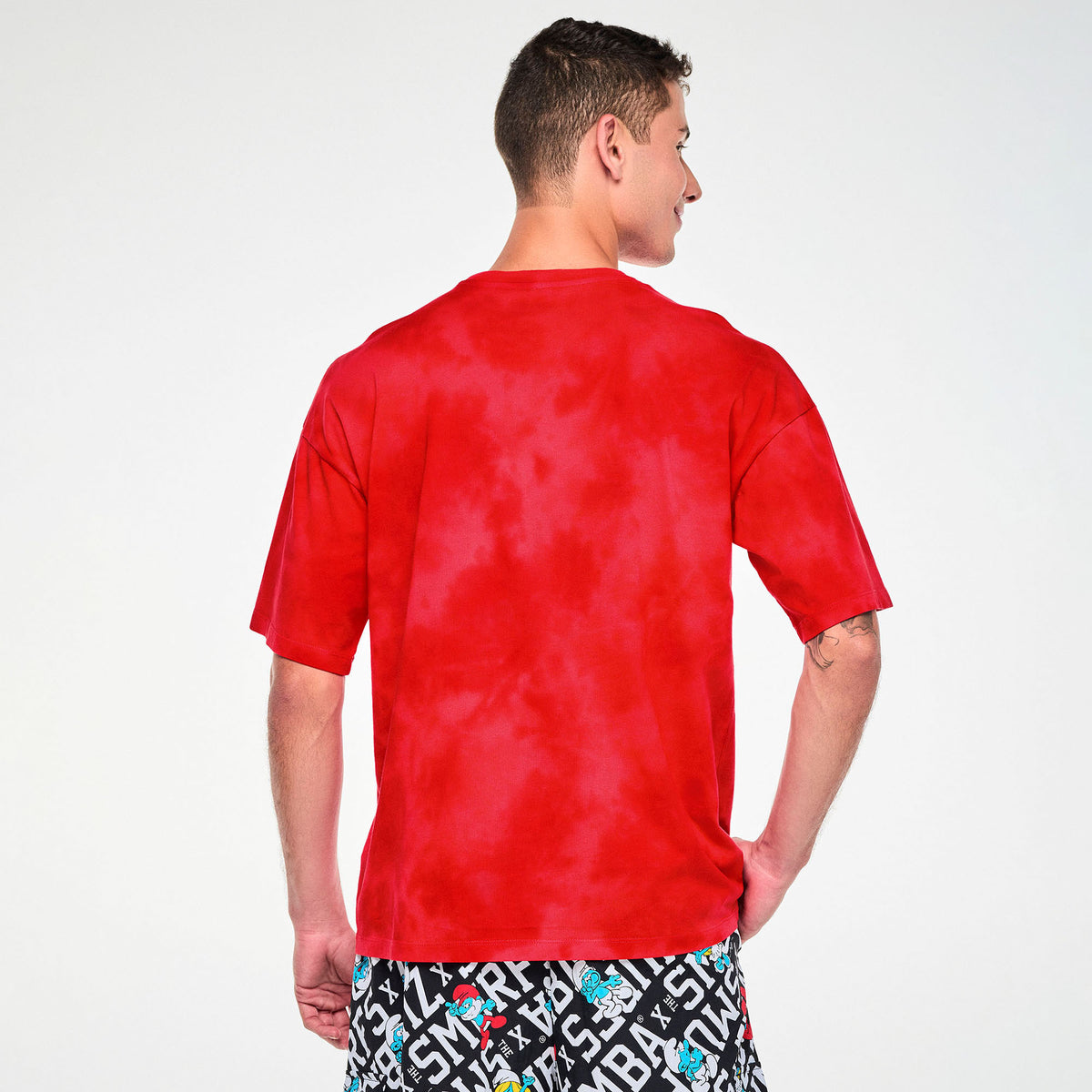 Zumba X The Smurfs Oversized Drop Shoulder Tee