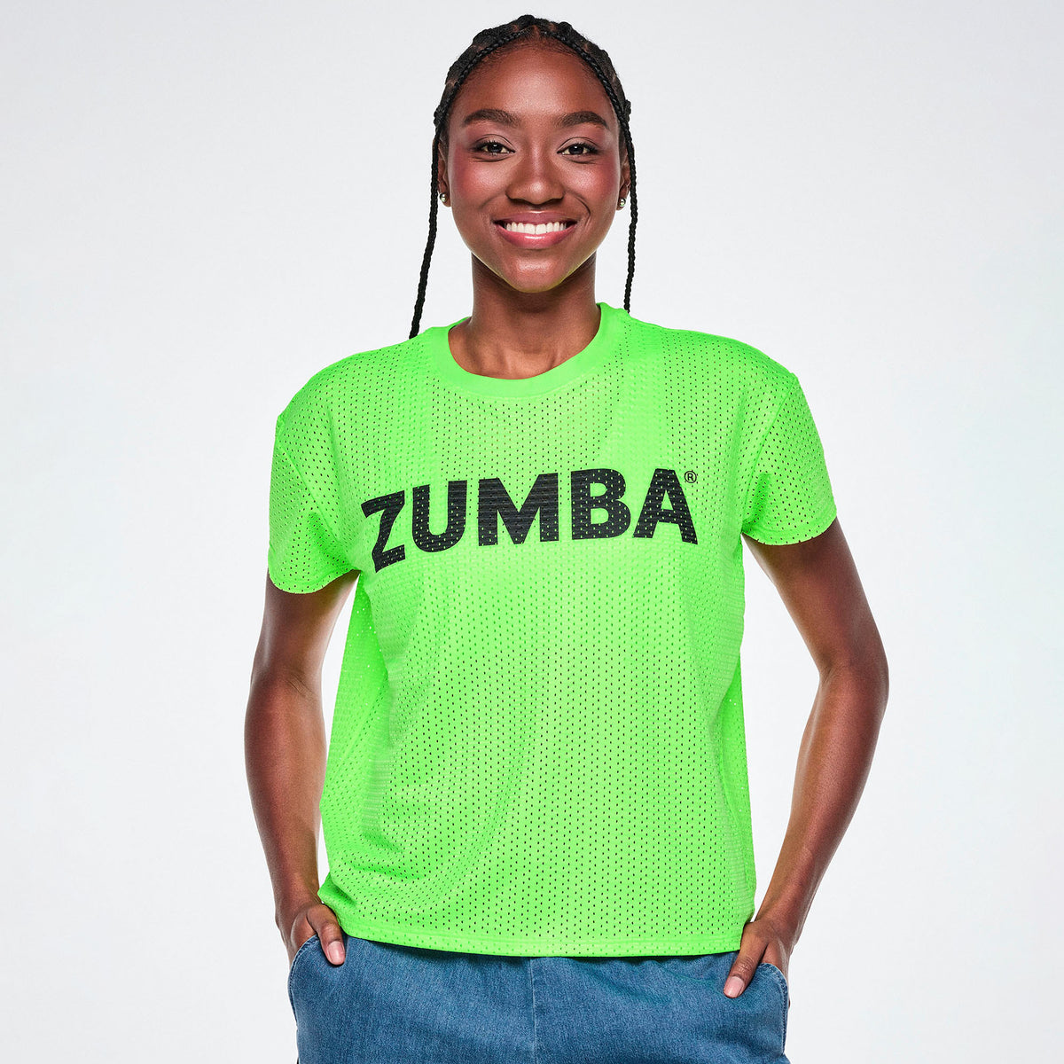 Ultrabright Mesh High Low Top - Get In Lime