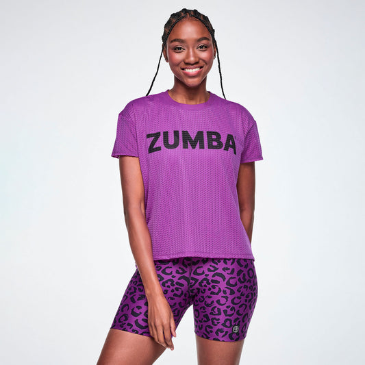 Ultrabright Mesh High Low Top - Purple Power