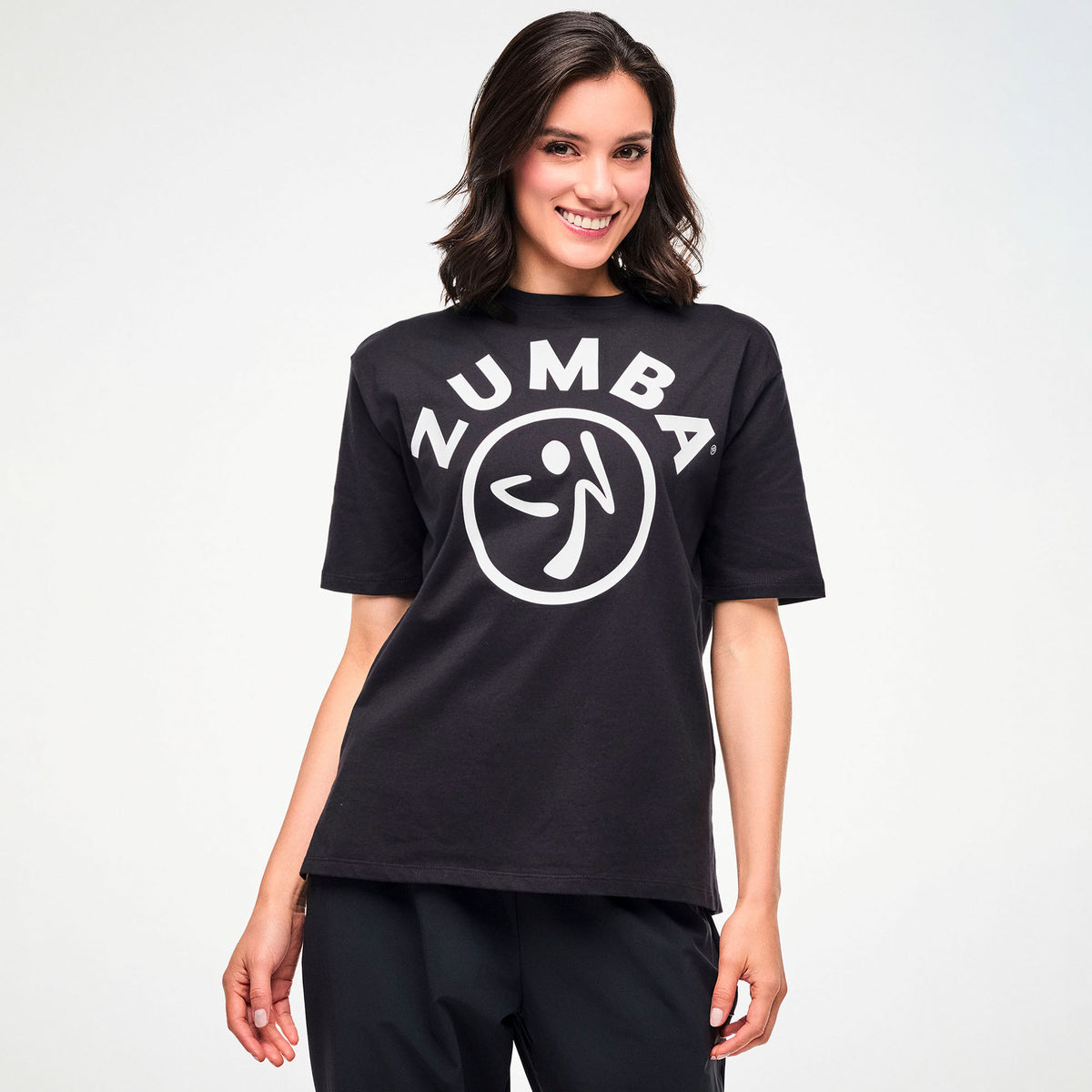 Zumba Basic Boxy Top - Black