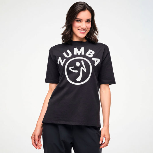 Zumba Basic Boxy Top - Black