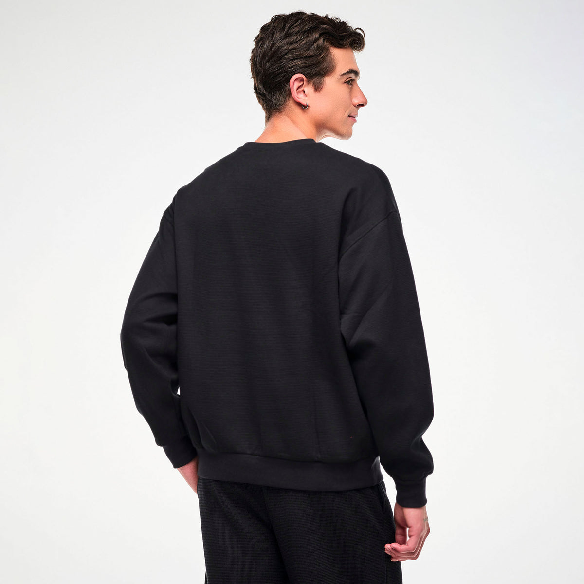 Zumba Basic Oversized Waffle Sweatshirt