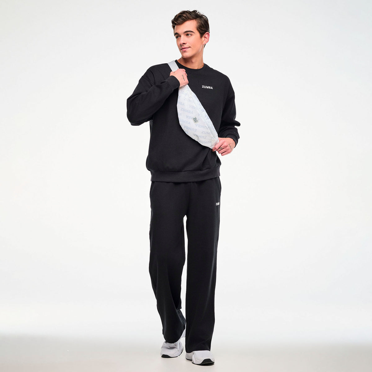 Zumba Basic Oversized Waffle Sweatshirt