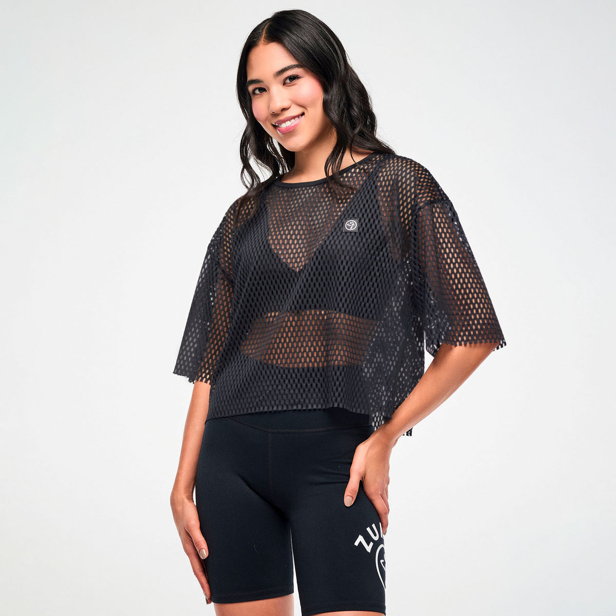 Zumba Basic Mesh Crop Top