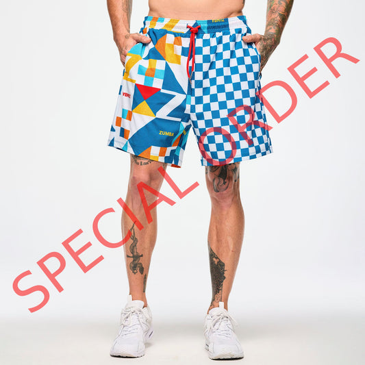 Zumba Rays Men's Woven Shorts