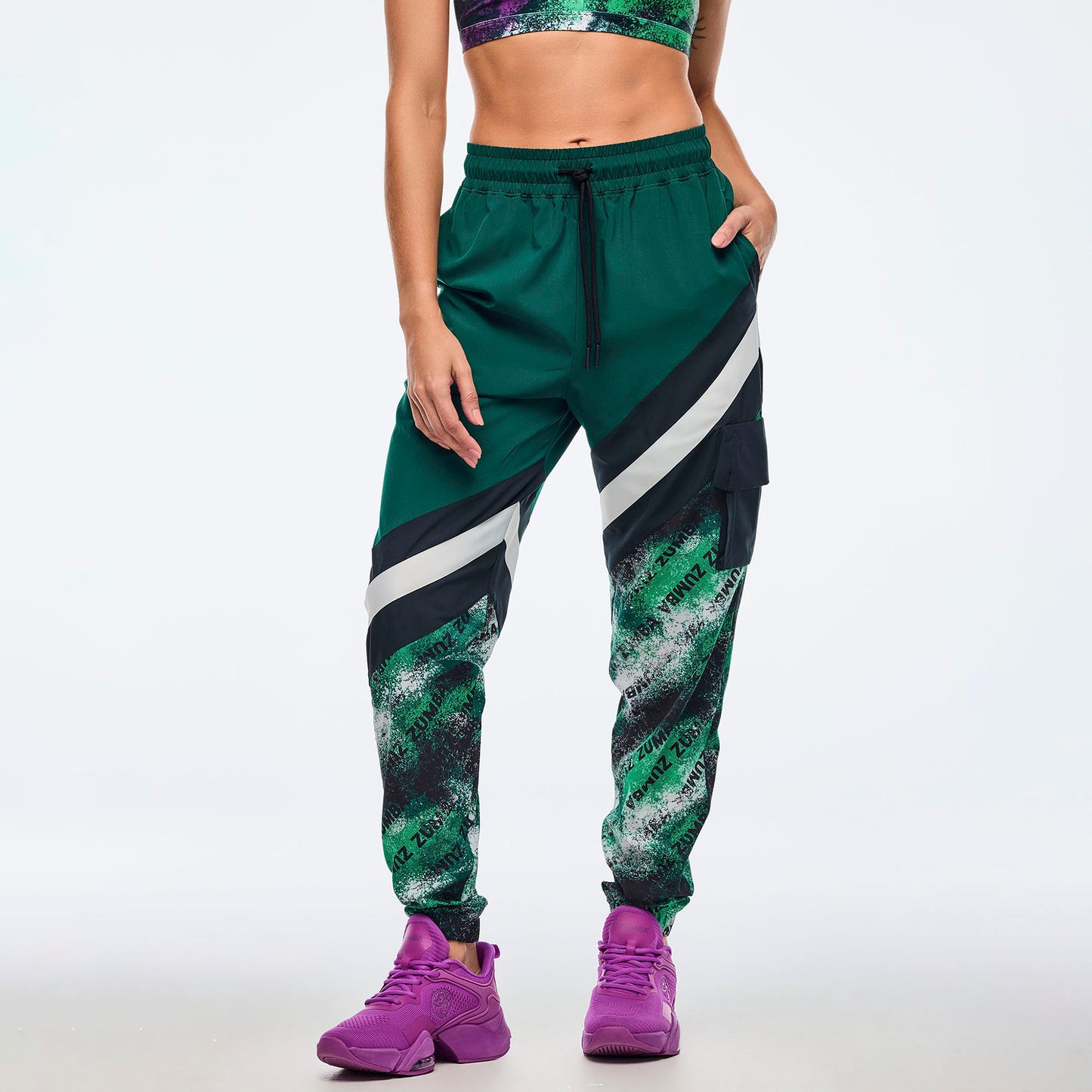 Apres Zumba Men's Woven Cargo Pants