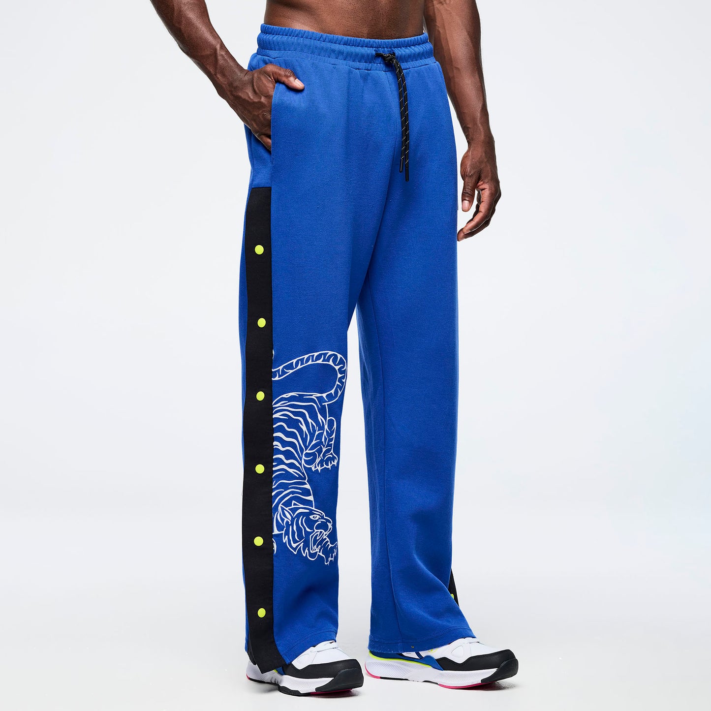 Eastern Flavor Men's Side Snap Pant - So Into Blue Z2B000094