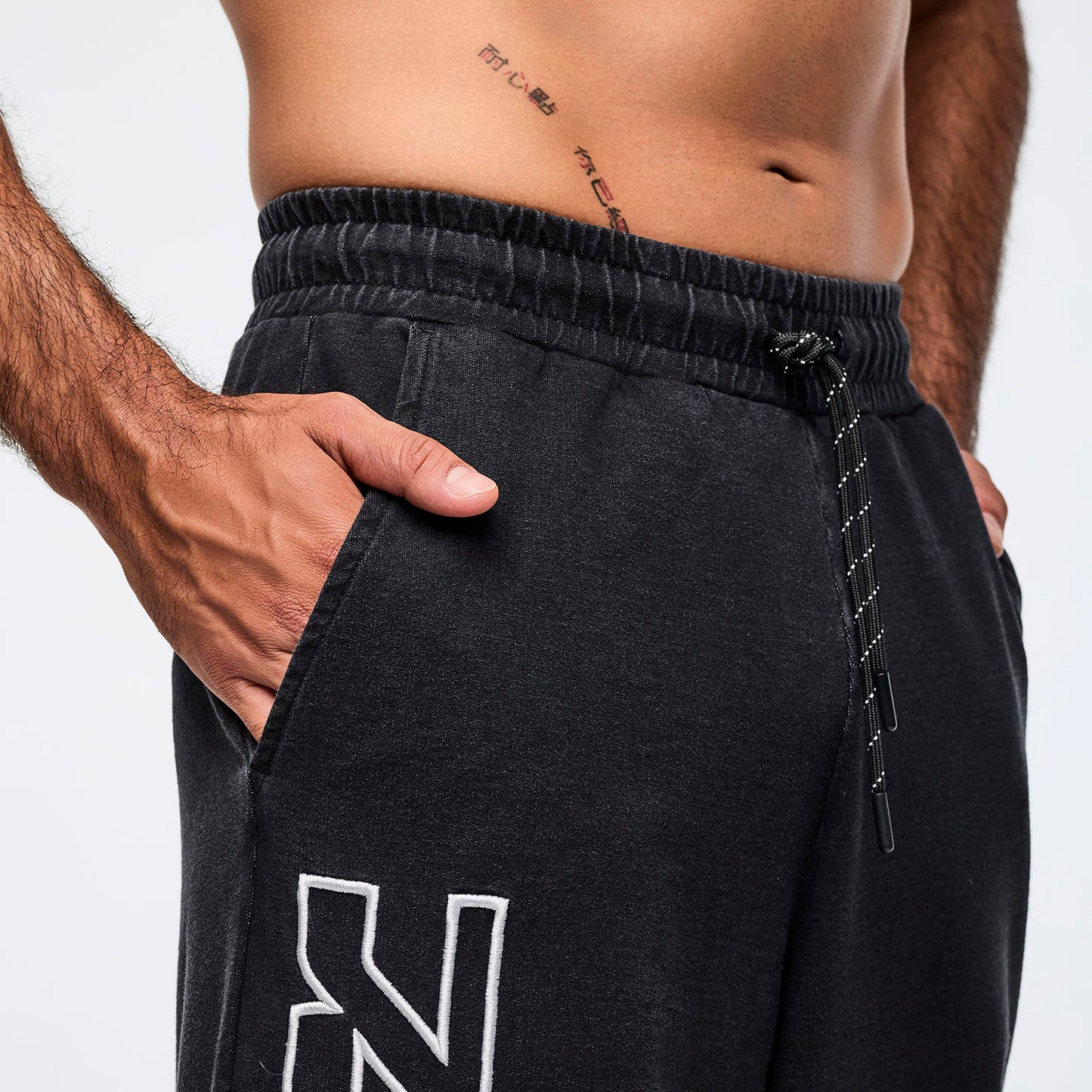 Eastern Flavor Men's Barrel Leg Sweatpants Z2B000095