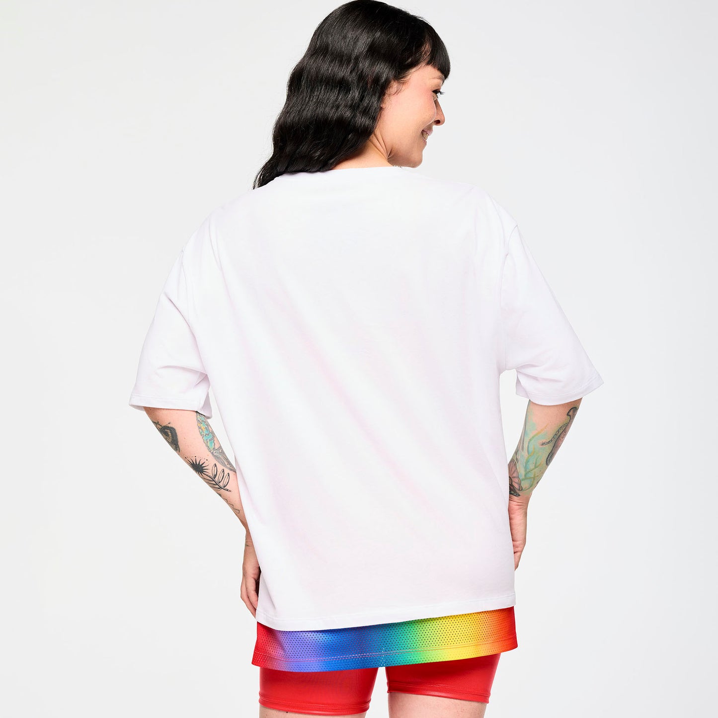 Zumba Men's Crew Neck Tee With Double Layered Hem