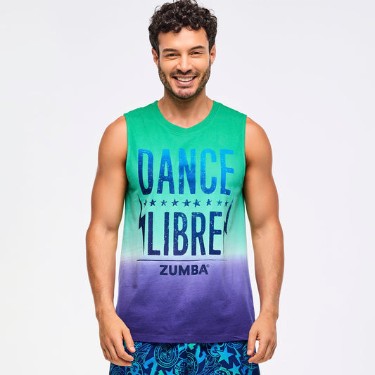Zumba Libre Men's Wide Shoulder Tank