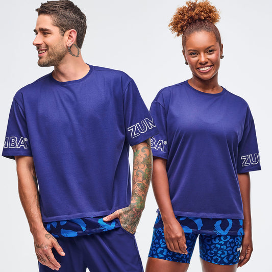 Sizzlin' Men's Crew Neck Tee With Double Layered Hem