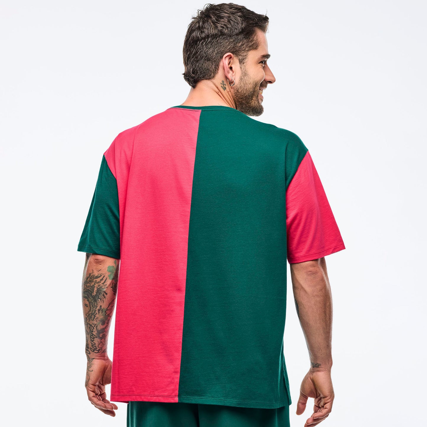 Zumba Holiday Men's Oversized Crew Neck Tee Z2T000109