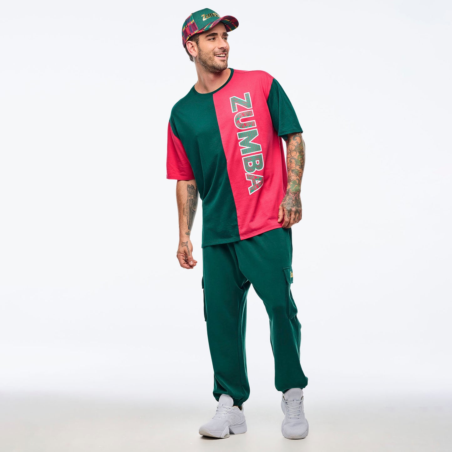 Zumba Holiday Men's Oversized Crew Neck Tee Z2T000109