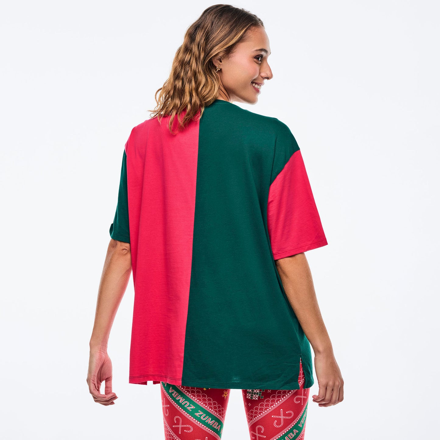 Zumba Holiday Men's Oversized Crew Neck Tee Z2T000109