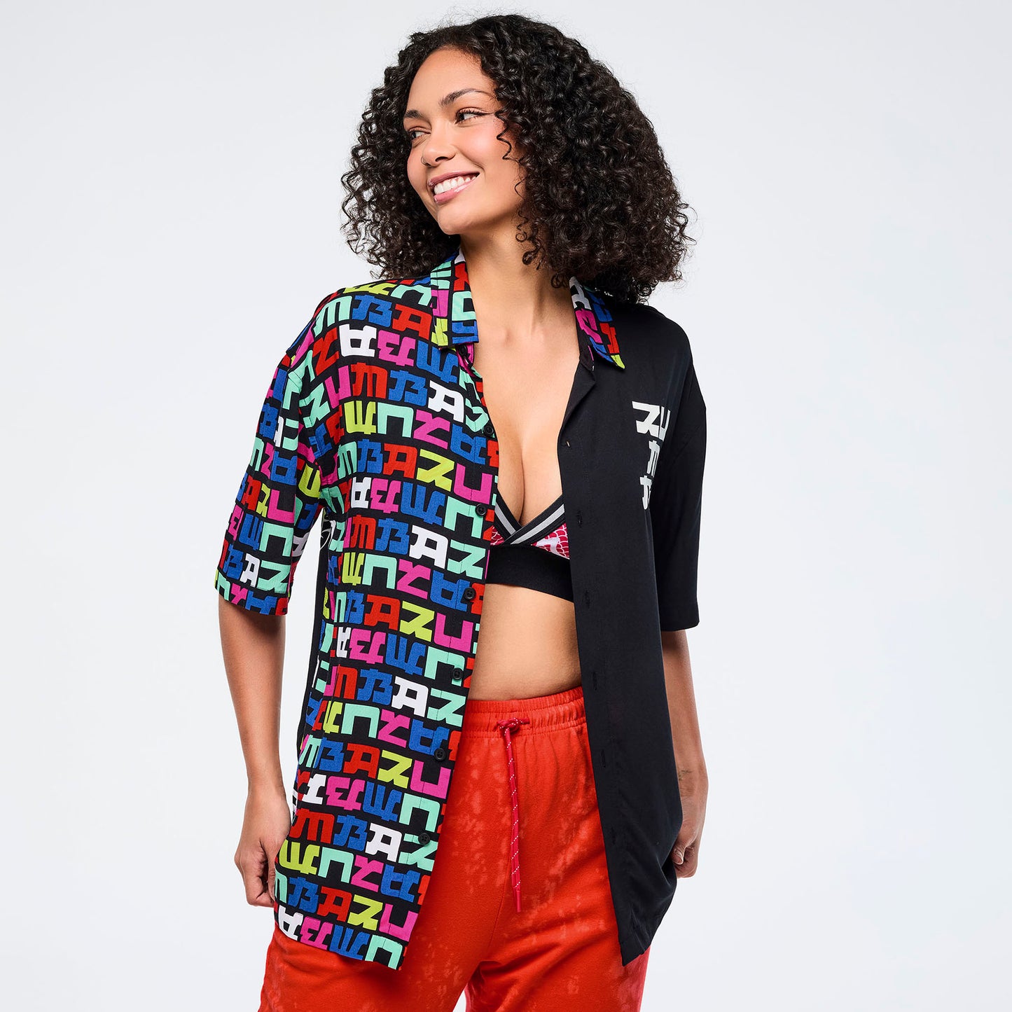 Eastern Flavor Men's Short Sleeve Button Up Z2T000112