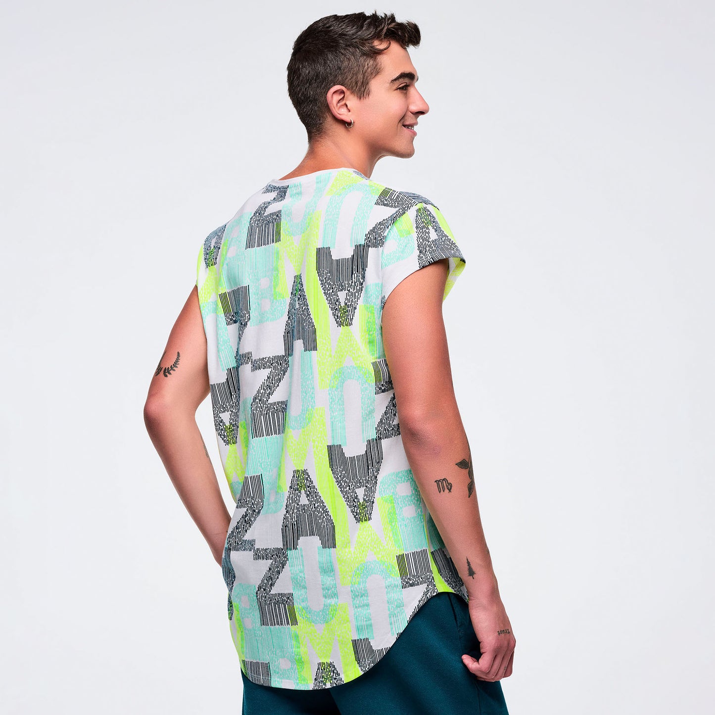 Latin Movement Men's Round Hem Tee Z2T000127