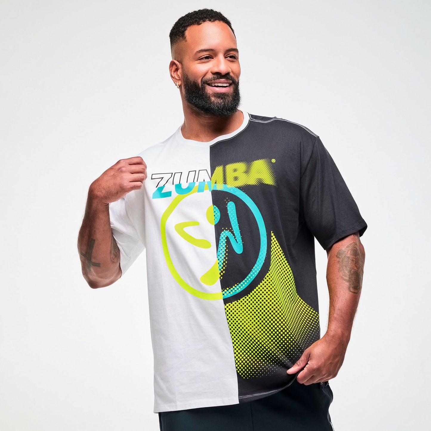 Electric Feel Men's Oversized Crew Neck Tee