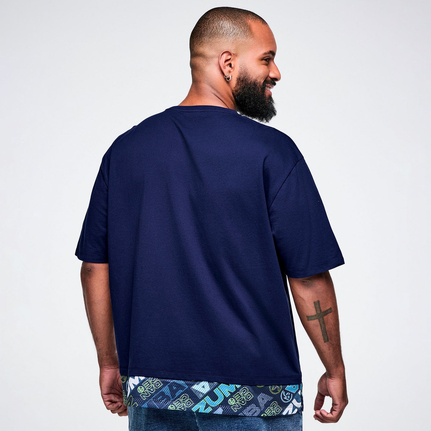 Jean Jamz Men's Double Layer Hem Tee Z2T000172