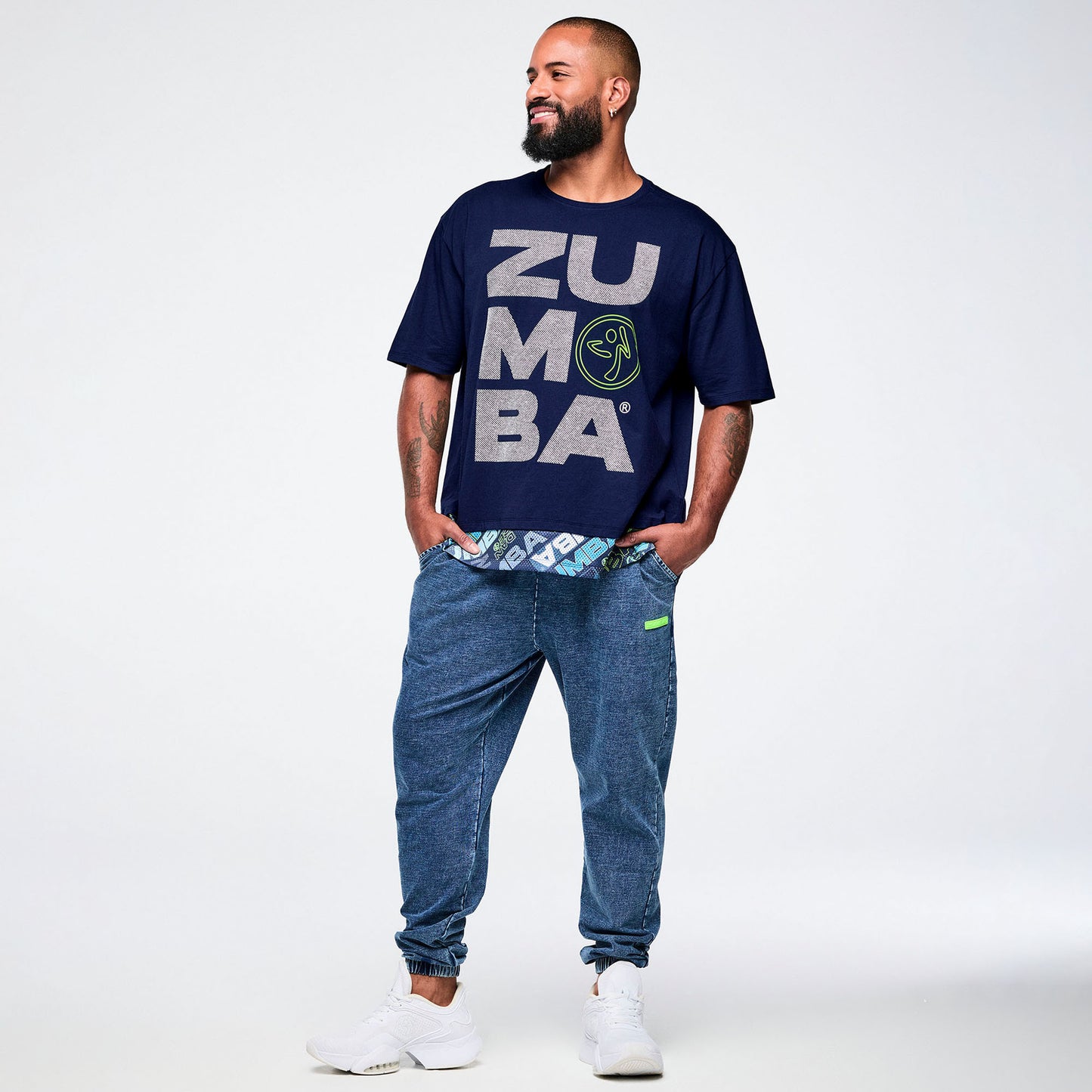 Jean Jamz Men's Double Layer Hem Tee Z2T000172