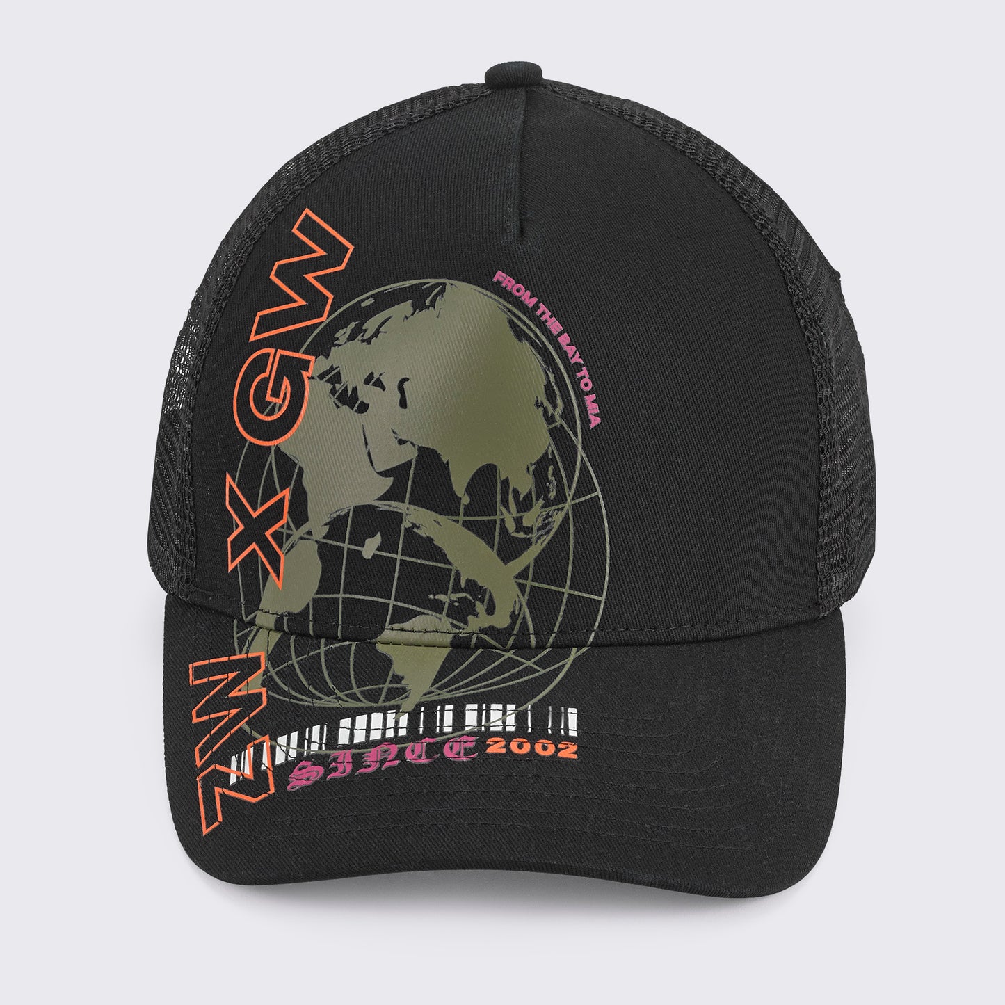 ZW X GW Adjustable Snapback Cap - Bold Black