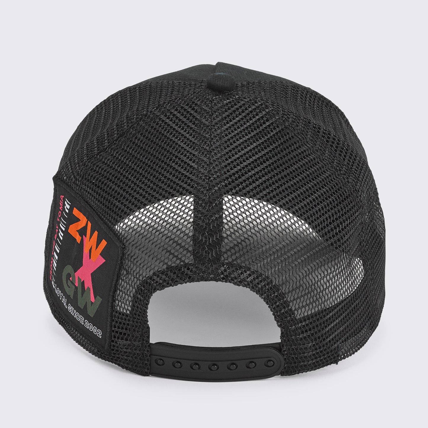 ZW X GW Adjustable Snapback Cap - Bold Black
