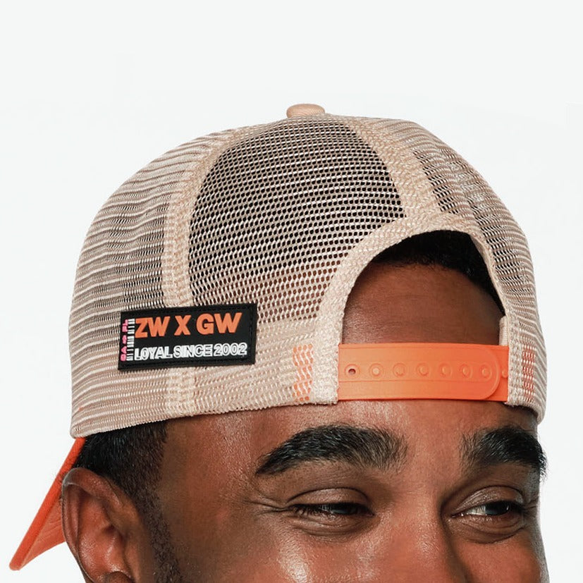 ZW X GW Adjustable Snapback Cap - Wood Dancefloor