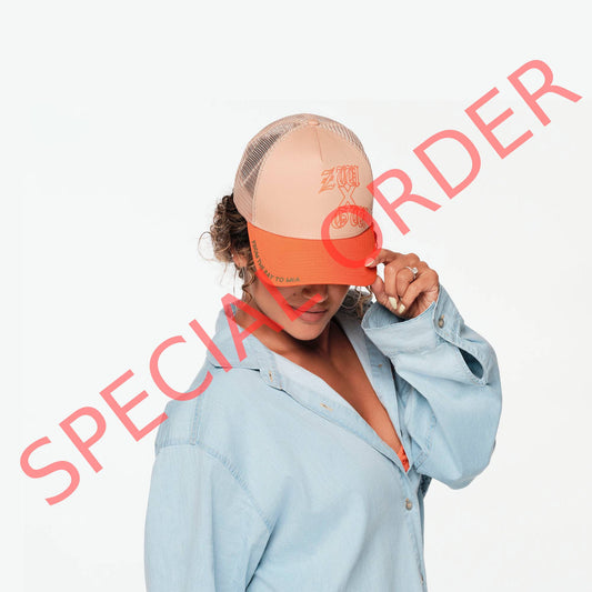 ZW X GW Adjustable Snapback Cap - Wood Dancefloor