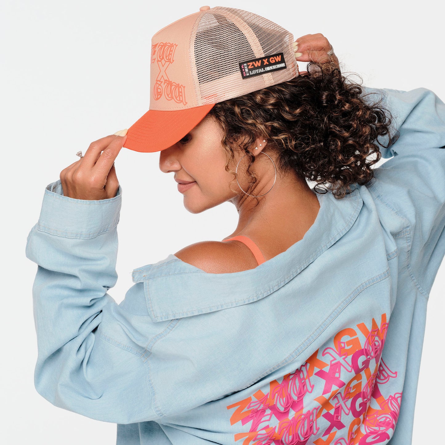 ZW X GW Adjustable Snapback Cap - Wood Dancefloor