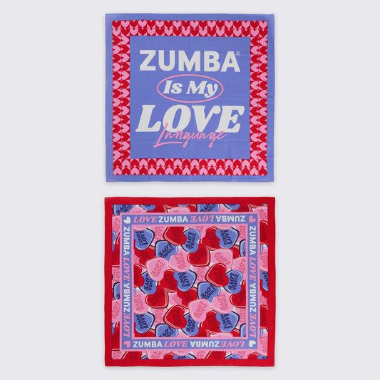 Zumba Love Bandanas 2PK - Multi