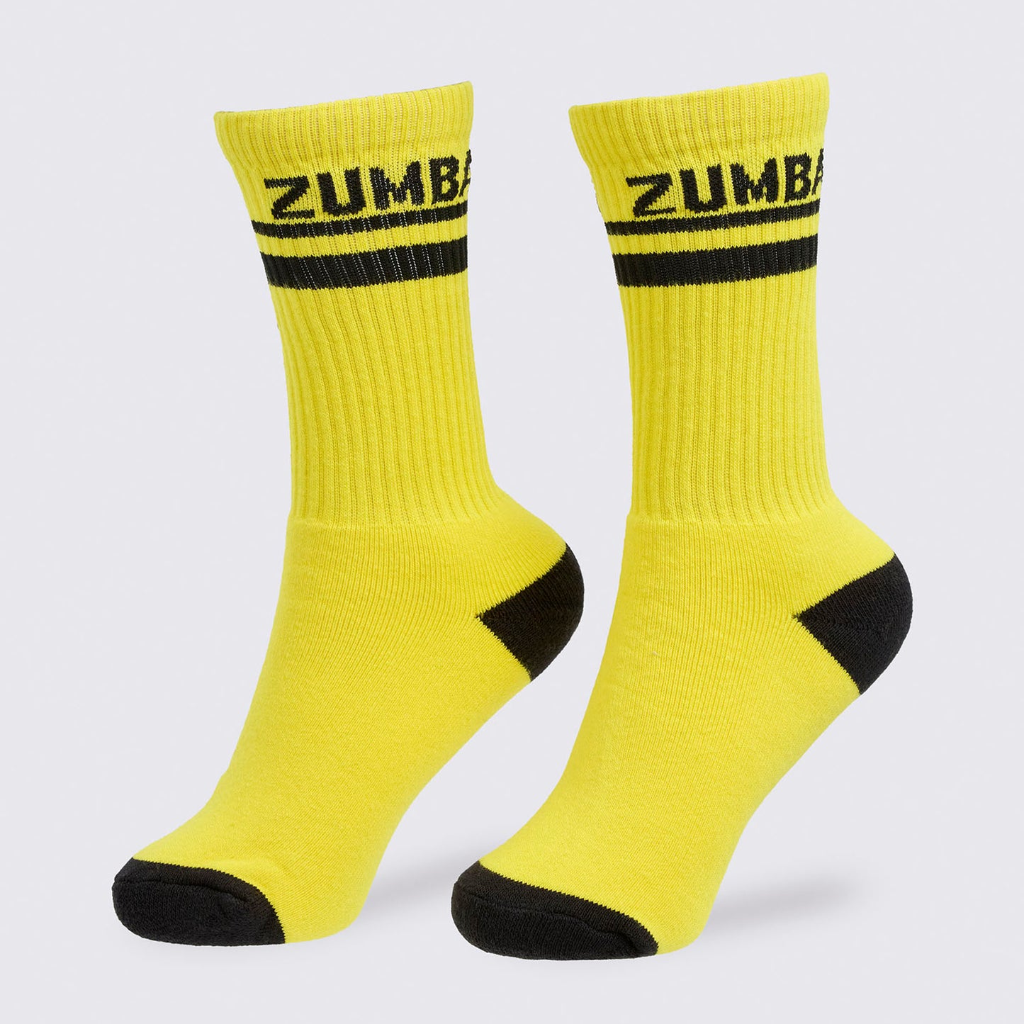 Zumba Core Plush High Socks_Lemon