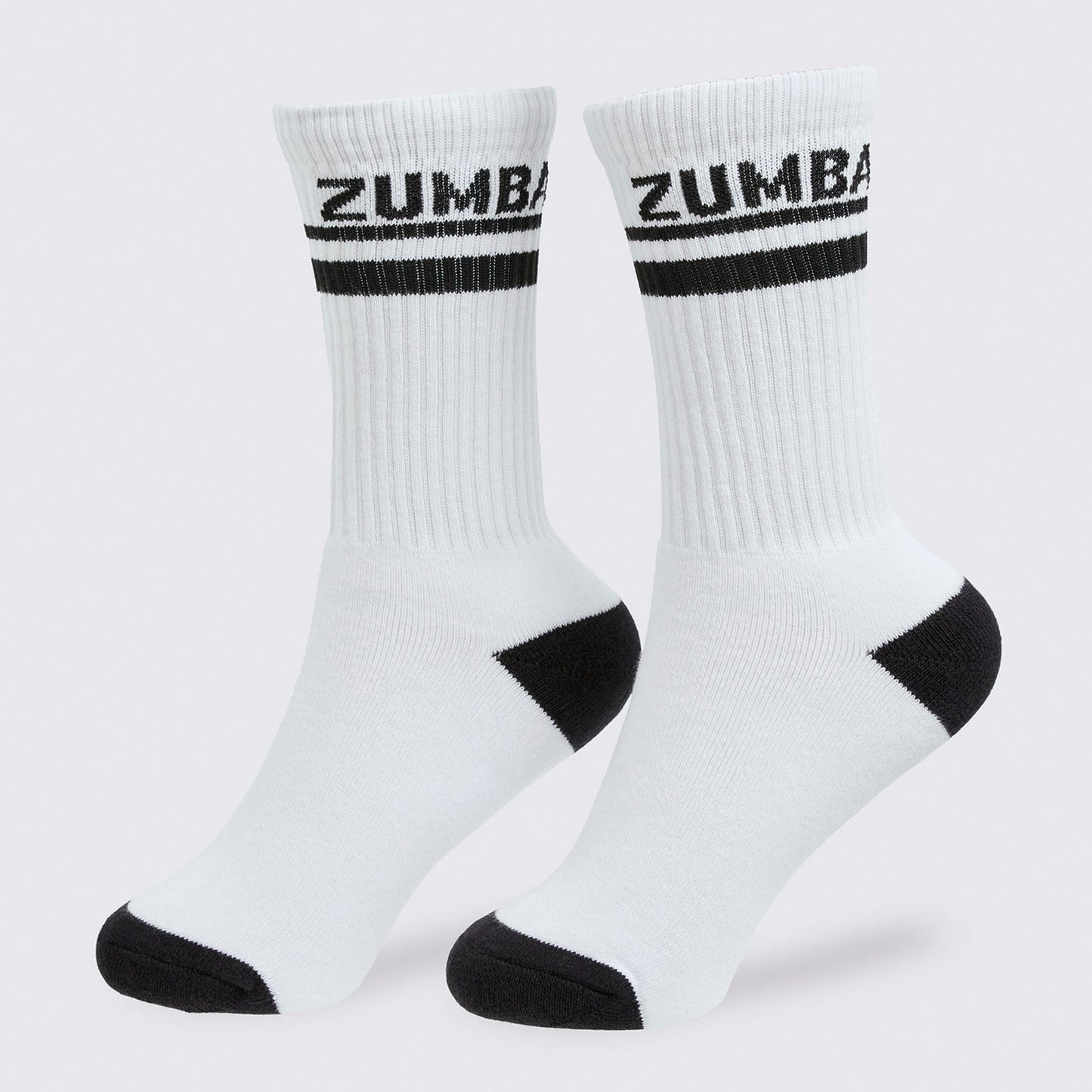 Zumba Core Plush High Socks_White