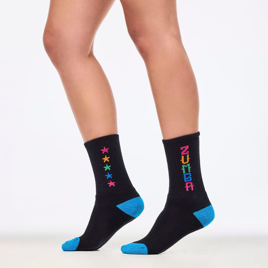 Zumba Libre High Socks - Bold Black