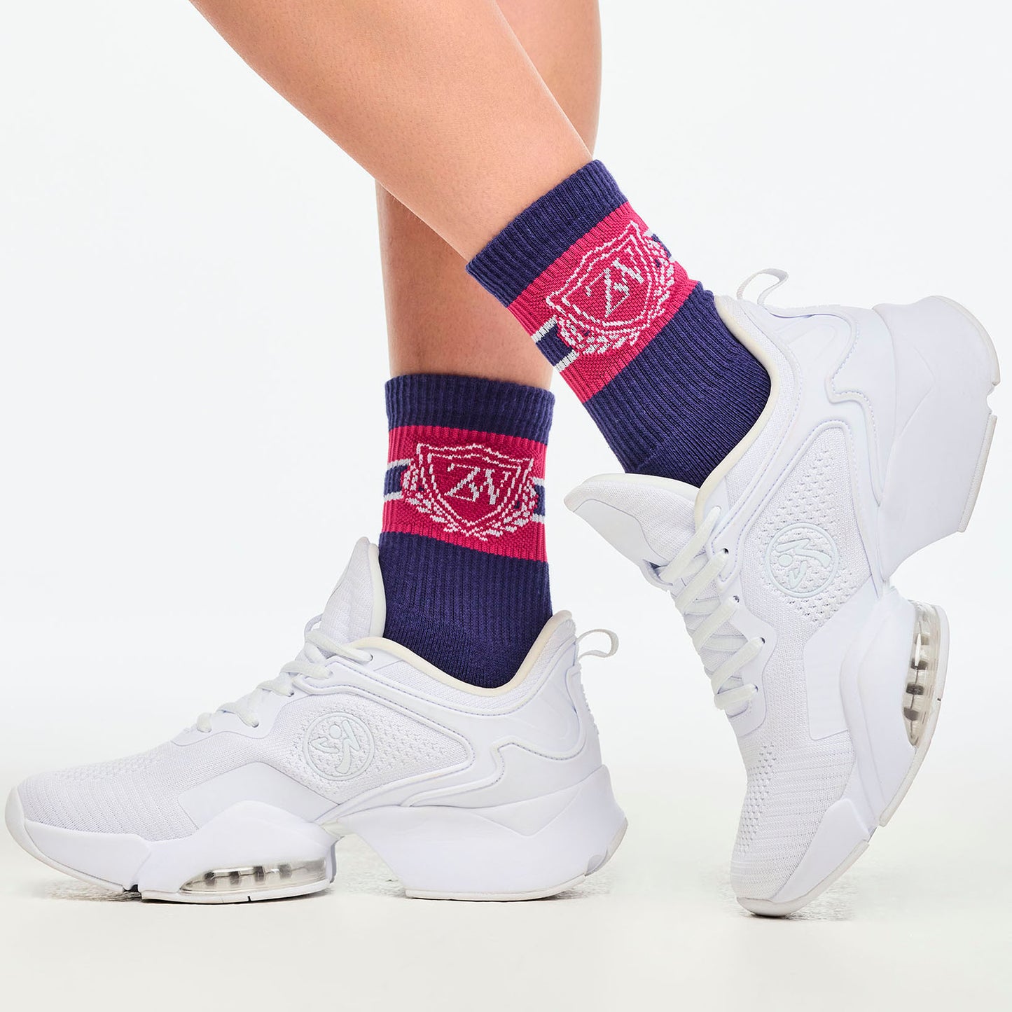 Class of 2001 Plush Half Crew Sock - Soft Navy Z3A000281