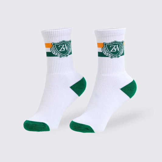 Class of 2001 Plush Half Crew Sock - Wear It Out White Z3A000281
