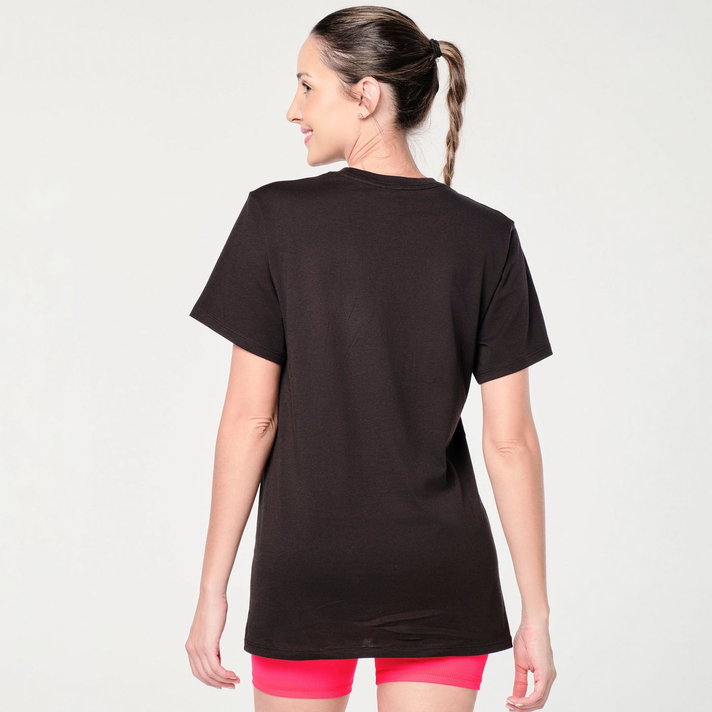 Zumba Prep Crew Neck Tee - Bold Black