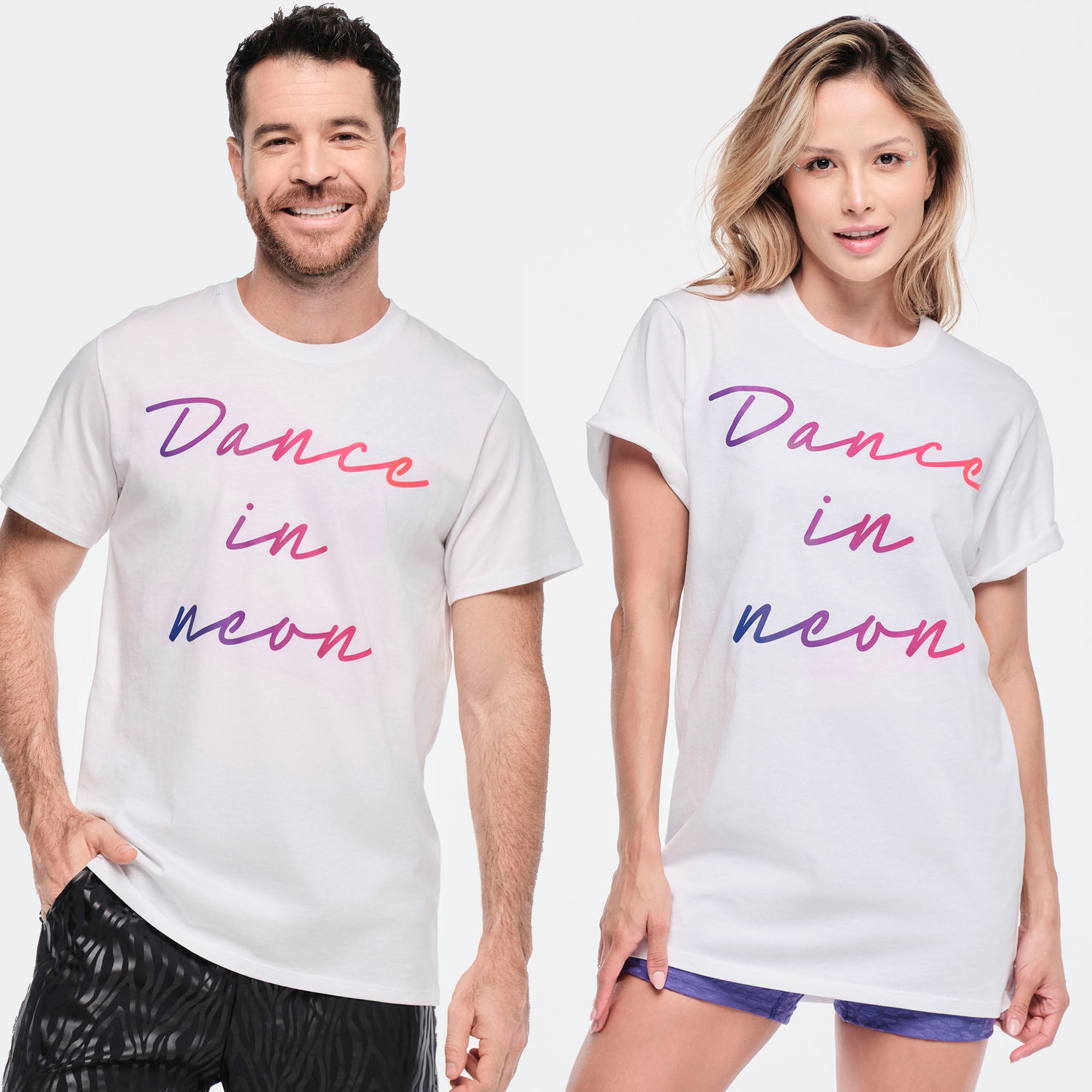 Funscape Unisex Crew Neck Tee Wear It Out White ユニセックス Funscape Unisex Crew Neck Tee - Wear It Out White – Zumba