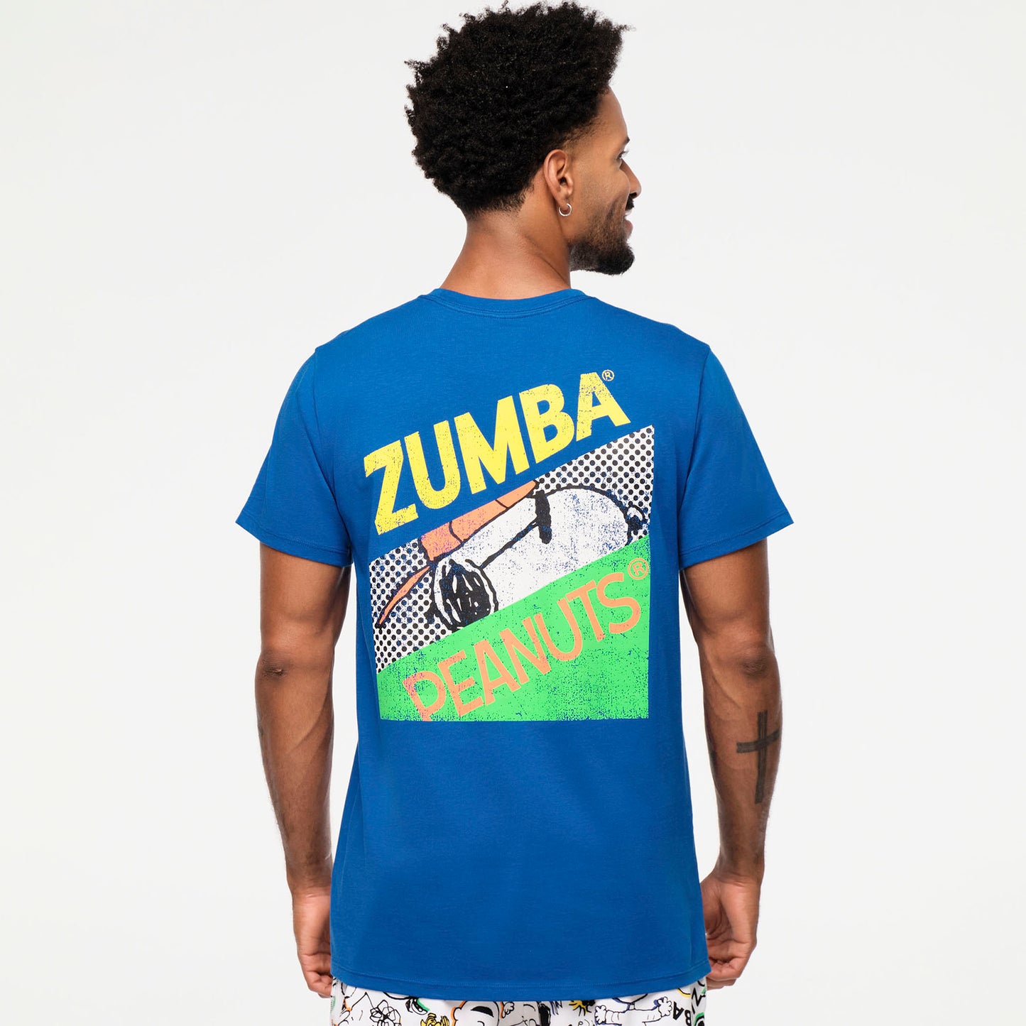 Zumba X Peanuts Crew Neck Tee - Blue